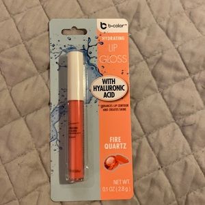 b color hydrating lip gloss with hydraulic acid, fire, quartz